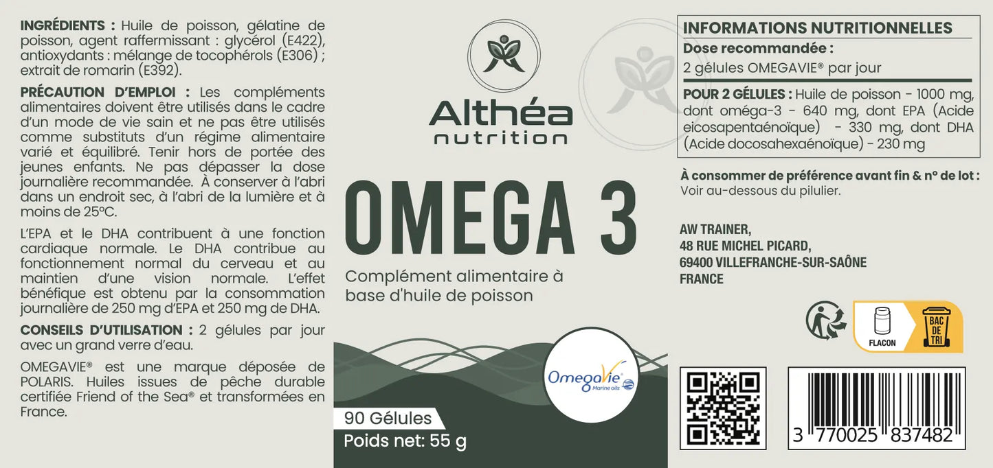 Oméga-3 - Althea Nutrition