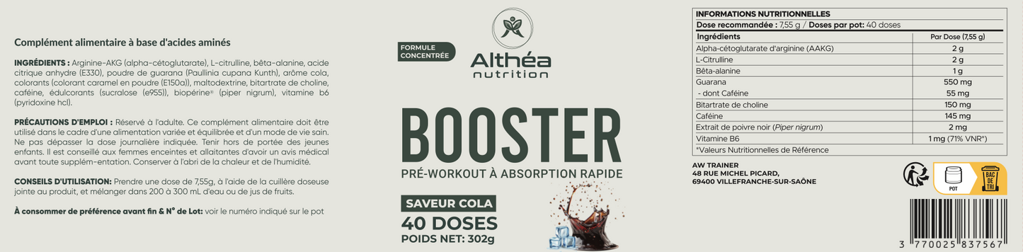 Booster Pré-Workout