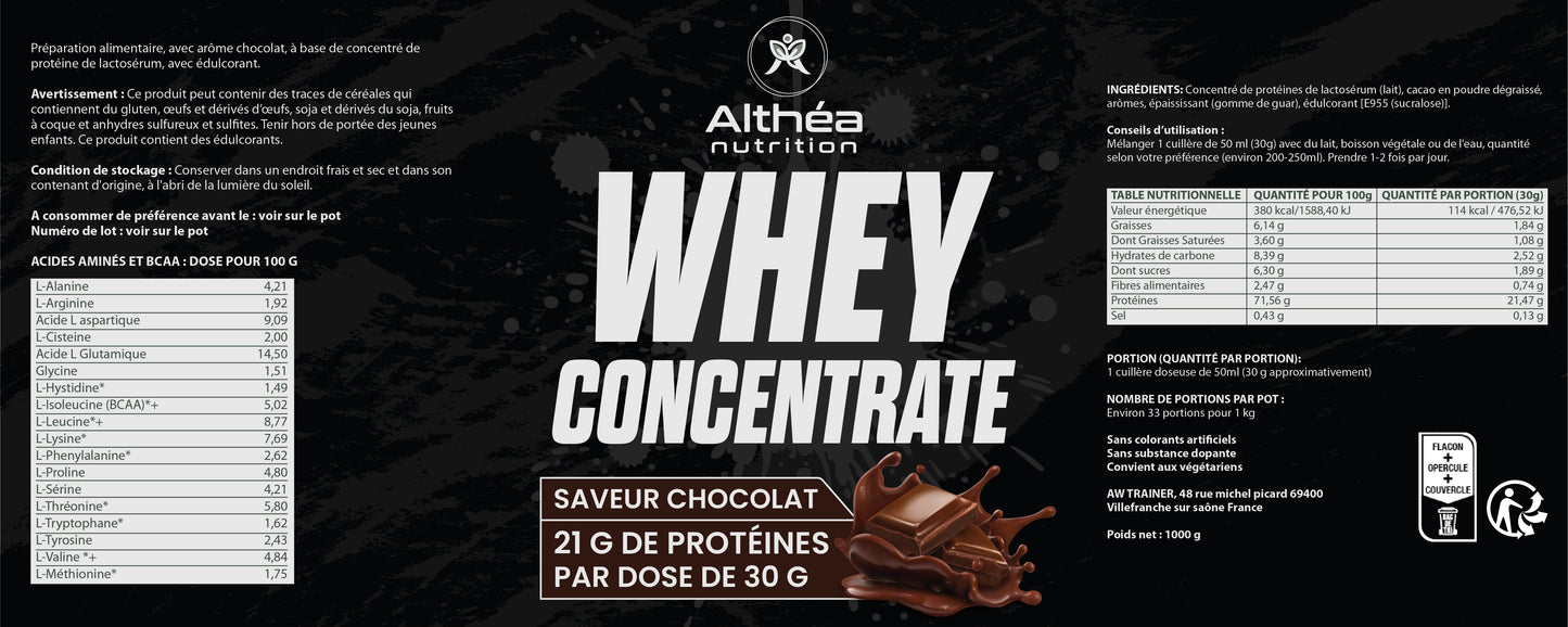 Whey Concentrate - Althea Nutrition