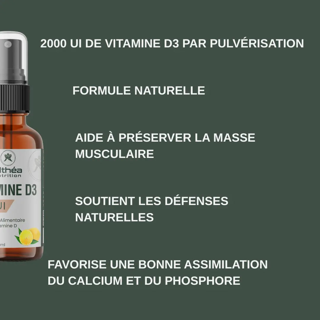 Vitamine D3 Spray 2000 UI - Althéa Nutrition