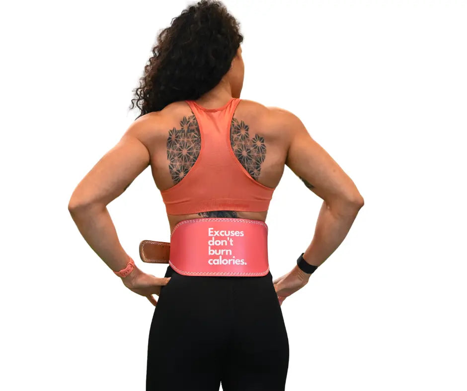 Ceinture de musculation en cuir - Homme/Femme 