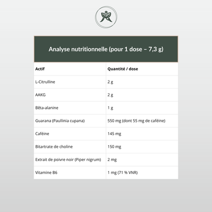 Booster Pré-Workout