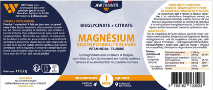 Magnésium - AW Trainer (Nouvelle formule) 