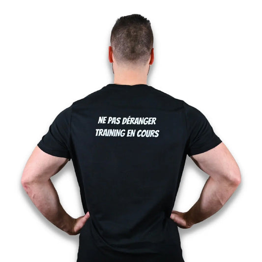 T-shirt homme AW - "Training en cours ne pas déranger" 